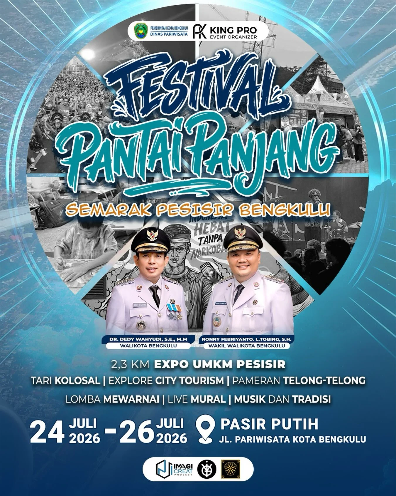 Festival Pantai Panjang 2026 Siap Digelar, Expo UMKM 2,3 Kilometer Jadi Daya Tarik Utama