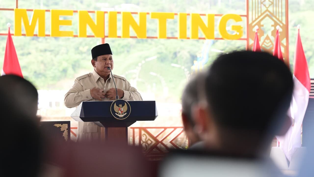 Prabowo Yakin Indonesia Jadi Lumbung Pangan Dunia, Bendungan Jadi Kunci Ketahanan Nasional