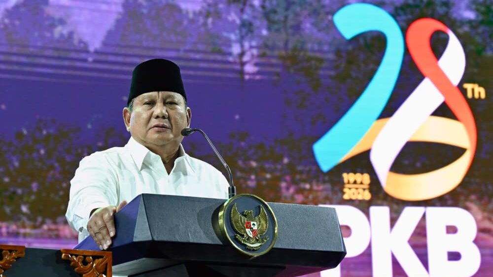 Prabowo Tegaskan Dukungan untuk Palestina Tak Bisa Ditawar di Harlah PKB