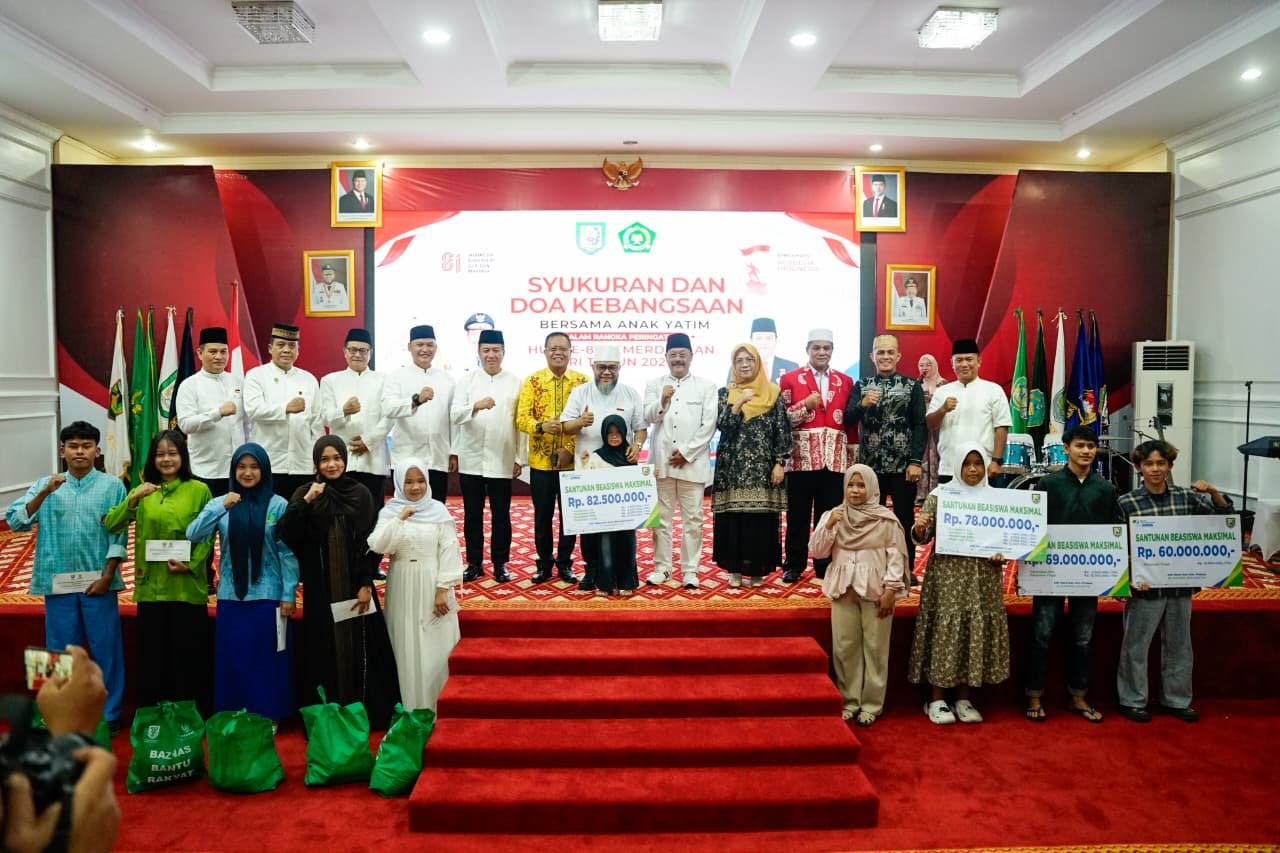 Helmi Hasan Ajak Anak Yatim Lintas Agama Rayakan Kemerdekaan di Bengkulu