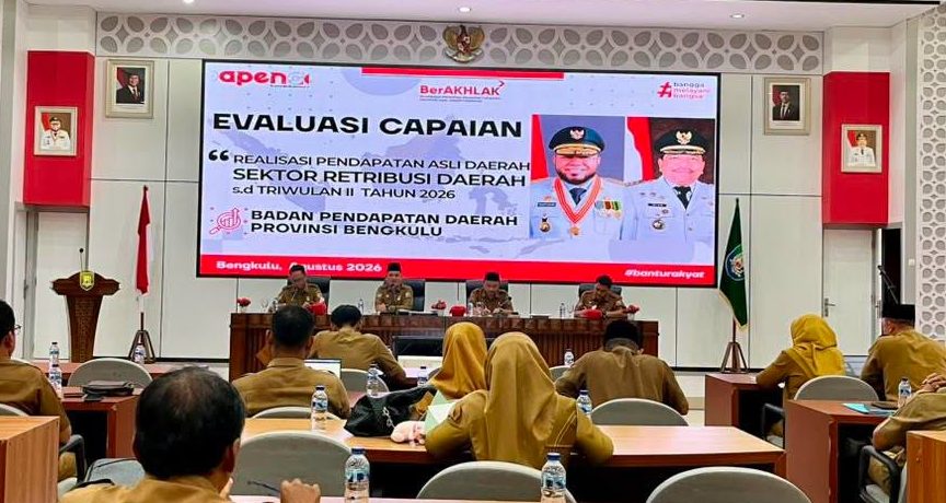 Pemprov Bengkulu Genjot OPD Kejar Target Retribusi Rp248,04 Miliar hingga Akhir 2026