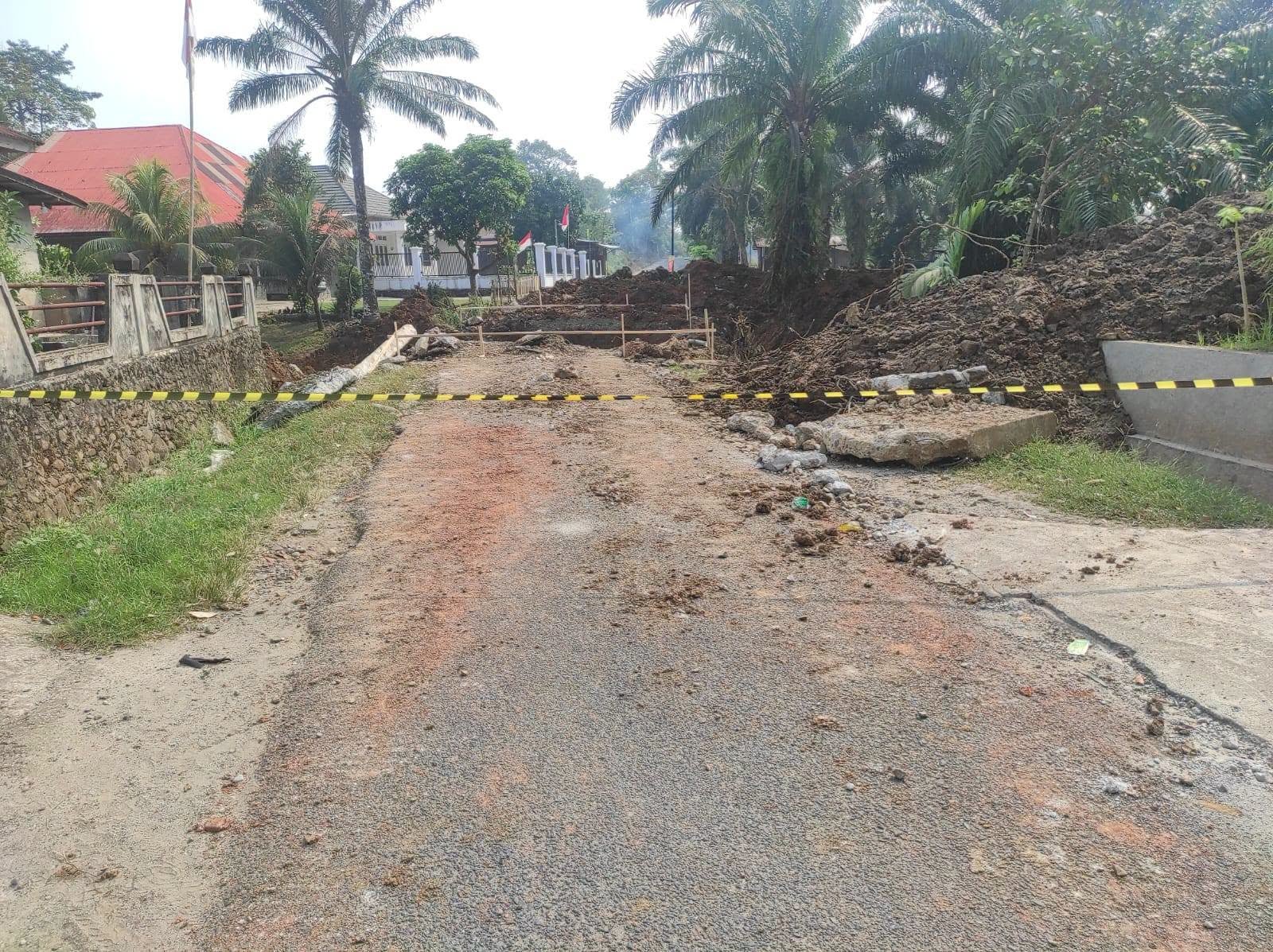 PUPR Bengkulu Tutup Total Jalan Pancur Mas untuk Pembangunan Jembatan