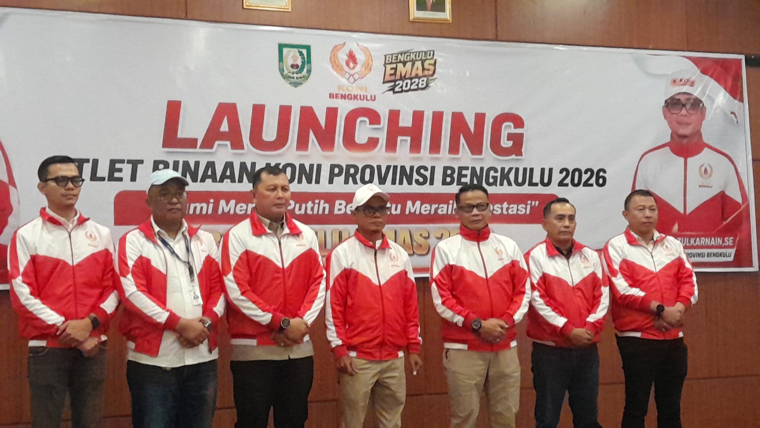 Launching Atlet Binaan KONI Bengkulu, Teuku Zulkarnain Targetkan Emas PON 2028