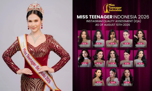 Maharani Putri Muralie Wakili Bengkulu di Miss Teenager Indonesia 2026