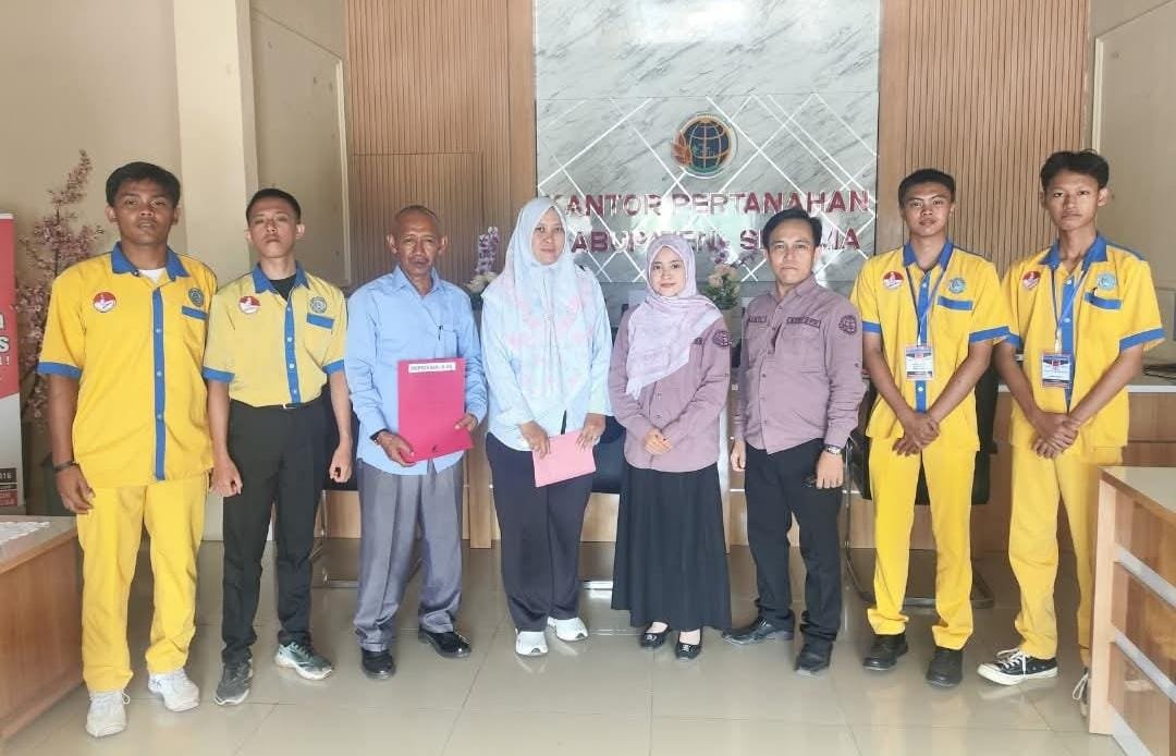 Kantor Pertanahan Seluma Terima Siswa Magang SMKN 2 Bengkulu, Perkuat Kompetensi SDM