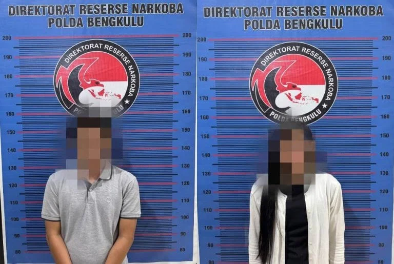 Pasutri Dikejar Polisi di Bengkulu, 62 Paket Diduga Narkotika Diamankan