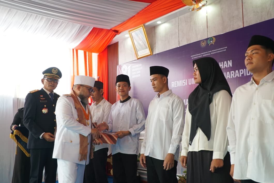 1.711 Warga Binaan Bengkulu Dapat Remisi HUT RI, Jadi Momentum Kembali ke Masyarakat