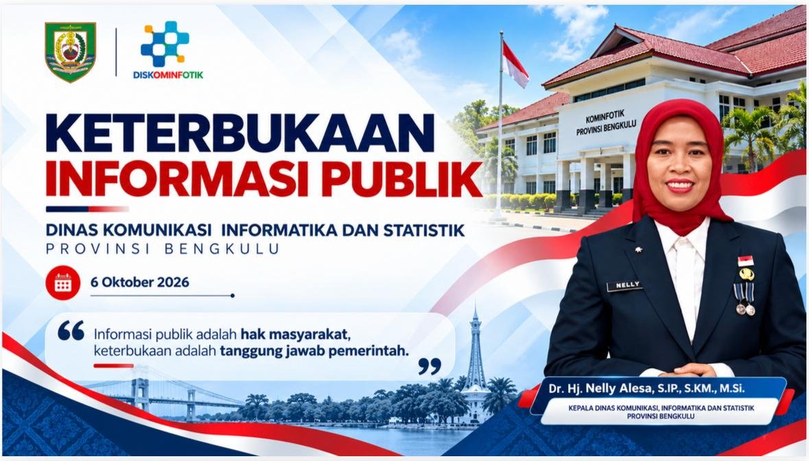 Diskominfotik Bengkulu Perkuat Keterbukaan Informasi, Akses Publik Terus Diperluas